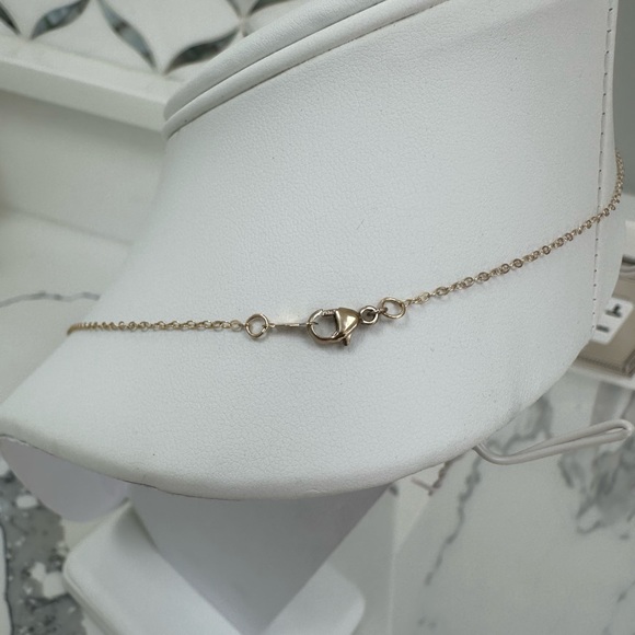 Jewelry | Solid 14k Yellow Gold Genuine Diamond Station Necklace | Poshmark